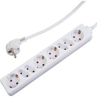 Unitec - 8-Fach Mehrfachsteckdose 1,4m Weiß von Unitec