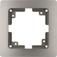 Unitec - Abdeckrahmen 1-fach Monaco platin Steckdose Rahmen von Unitec