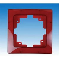 Unitec - Abdeckrahmen 1f Monaco S206 rot Rahmen Blende von Unitec