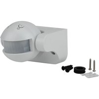 Unitec Bewegungsmelder weiß für bis zu 1000 Watt, 180 Grad von Unitec