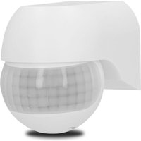 Unitec Bewegungsmelder weiss für bis zu 2000 Watt, 180 Grad, IP44 von Unitec