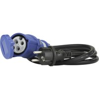 Unitec - Caravan-CEE-Adapter 16A H07RN-F3G2,5 1,5m blau Adapterstecker Unitec - Caravan-CEE-Adapter 16A H07RN-F3G2,5 1,5m blau Adapterstecker von Unitec
