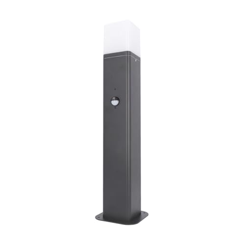 Unitec Gartensäule mit Leuchte & Bewegungsmelder, zur Beleuchtung des Außenbereichs, aus Aluminium, IP54, E27, 50 x 12 x 12 cm, anthrazit Unitec Gartensäule mit Leuchte & Bewegungsmelder, zur Beleuchtung des Außenbereichs, aus Aluminium, IP54, E27, 50 x 12 x 12 cm, anthrazit von Unitec