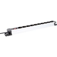 Unitec - Steckdosenleiste10-fach 2m H05VV-F 3G1,5 mm², mit Schalter Steckdosenleiste von Unitec
