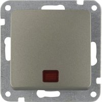 TAE-Abdeckung Monaco S204 platin Rahmen Blende - Unitec von Unitec