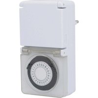 Unitec - Zeitschaltuhr 3.500 w mechanisch weiß IP44 Zeitschaltuhren von Unitec