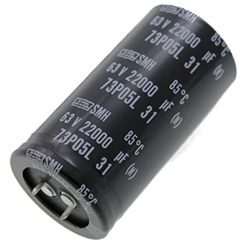 Snap-In Elko Kondensator 22000µF 63V | Elektrolytkondensator bis zu einer Temperatur von 85°C | 35x65mm | 22000uF ESMH630VSN223MA65S United Chemi-Con von IT-Tronics