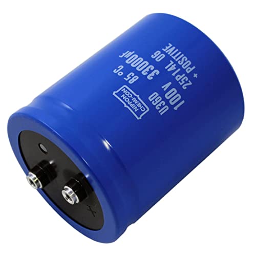 Elko Kondensator radial 33000µF 100V | Schraub Elektrolytkondensator bis zu 85°C | 33000uF Electrolytic Capacitor from United Chemi-Con von United Chemi-Con