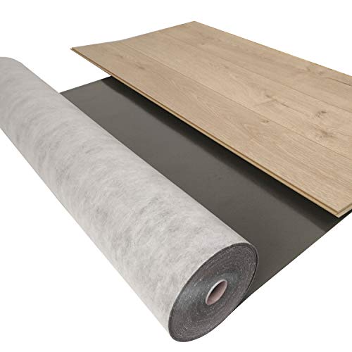 United Foam Industries 5 m² - Akustik Trittschalldämmung für Fußbodenheizung''uficell Silence Floor Akustik'' 2 mm Stark Laminat und Parkett wird bis zu 30 Prozent leiser (Fliess, Stärke: mm) von United Foam Industries GmbH