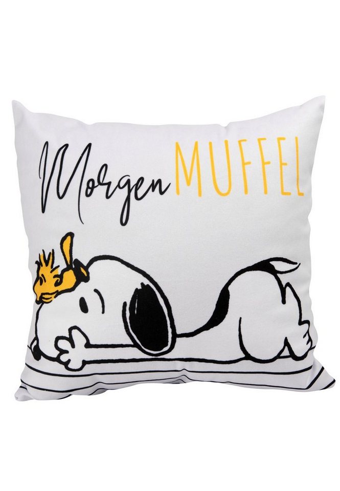 United Labels® Dekokissen Peanuts Snoopy - Morgenmuffel von United Labels®