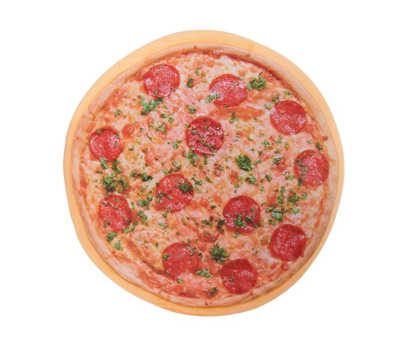 United Labels® Dekokissen Pizzakissen im Pizzakarton 40 cm, Dekokissen Sofakissen Zierkissen Pizza Kissen von United Labels®