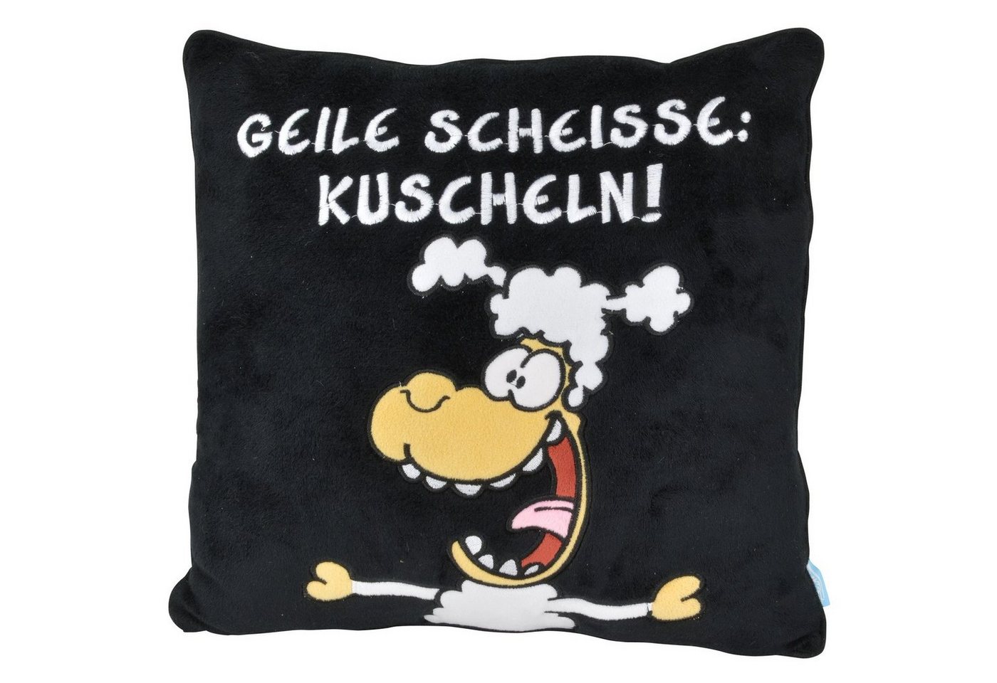 United Labels® Dekokissen Ralph Ruthe Kissen - Kuscheln! Plüsch Dekokissen 35 x 35 cm von United Labels®