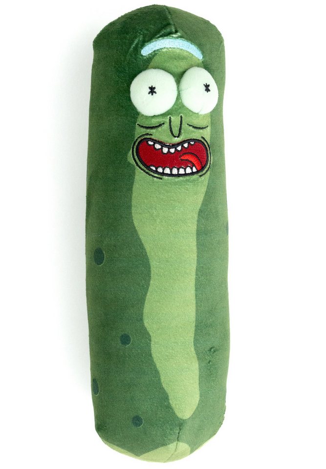 United Labels® Dekokissen Rick and Morty Pickle Rick Kissen Plüsch Gurke Dekokissen 28 x 8 cm von United Labels®