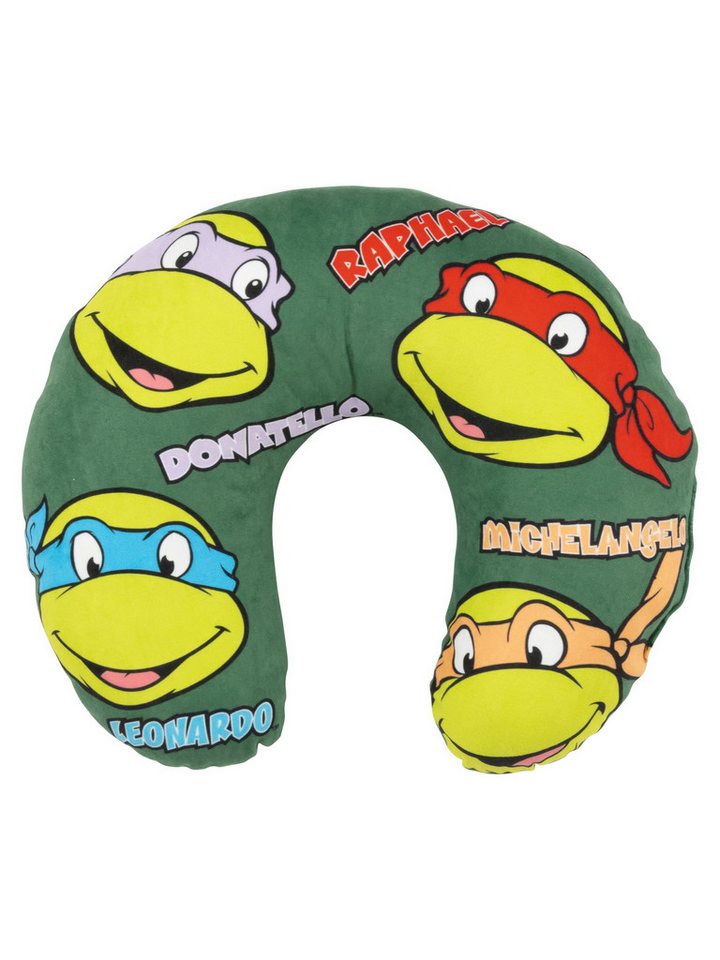 United Labels® Dekokissen Teenage Mutant Ninja Turtles Nackenkissen Reisekissen Nackenhörnchen von United Labels®