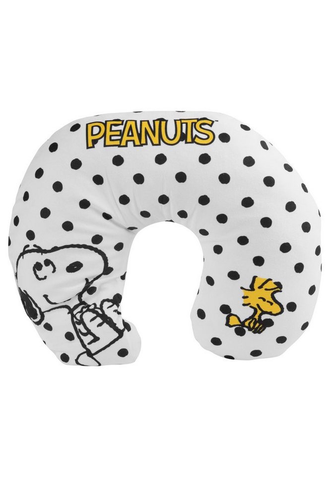 United Labels® Dekokissen The Peanuts - Reise Nackenkissen Snoopy & Woodstock von United Labels®