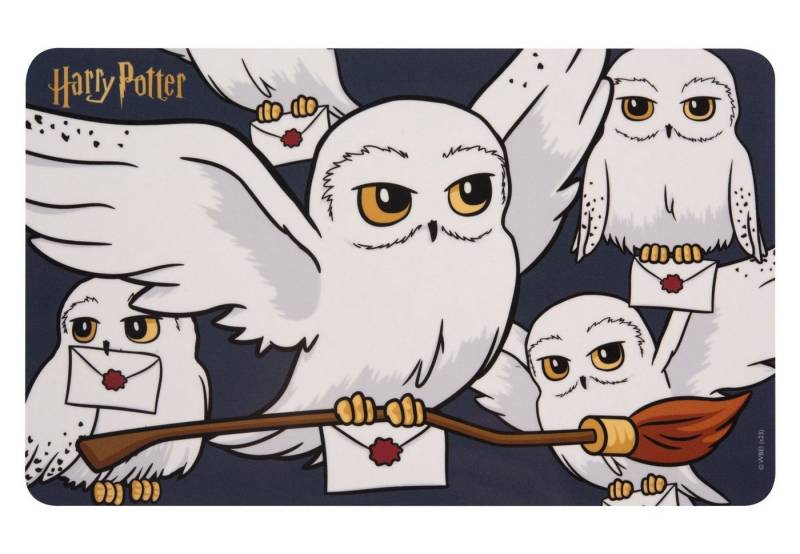 United Labels® Frühstücksbrett Harry Potter - Hedwig - allover, Resopal von United Labels®