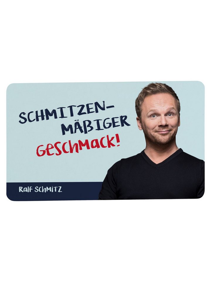 United Labels® Frühstücksbrett Ralf Schmitz Brettchen Schmitzenmäßiger Geschmack Frühstücksbrettchen, Resopal von United Labels®