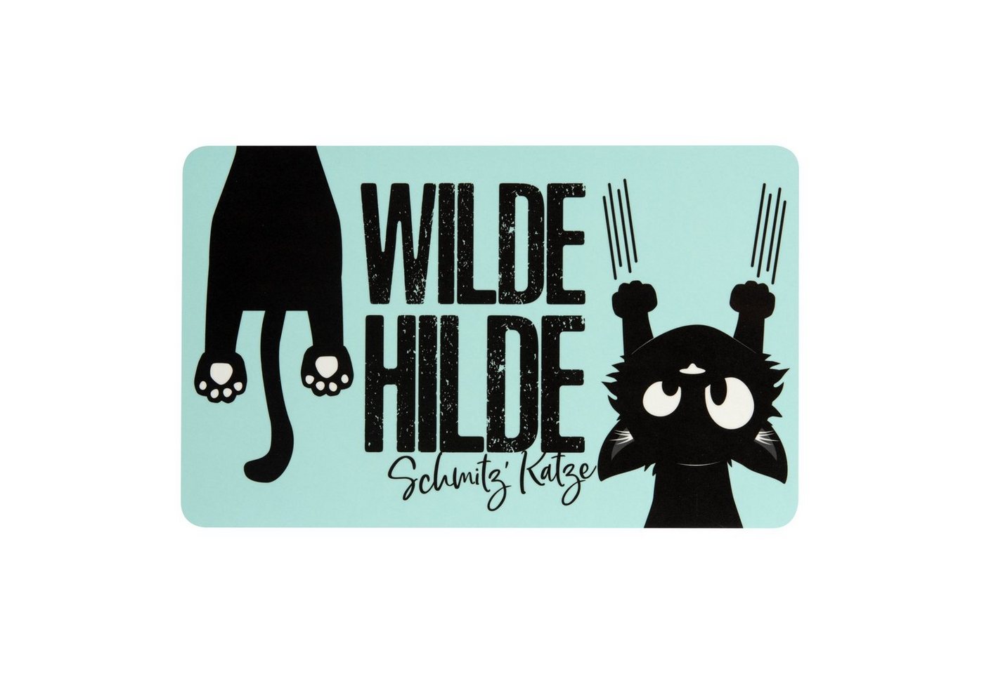 United Labels® Frühstücksbrett Ralf Schmitz Frühstücksbrettchen - Wilde Hilde Schmitz' Katze, Resopal von United Labels®