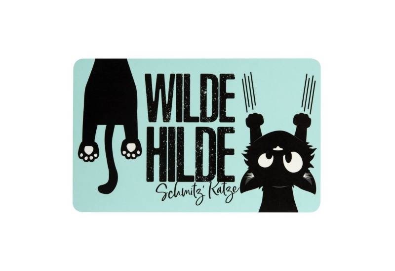 United Labels® Frühstücksbrett Ralf Schmitz Frühstücksbrettchen - Wilde Hilde Schmitz' Katze, Resopal von United Labels®