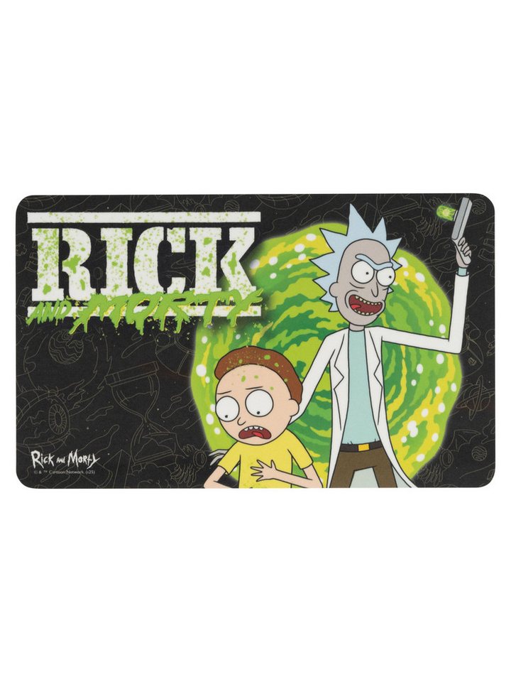 United Labels® Frühstücksbrett Rick and Morty Brettchen Frühstücksbrettchen Schneidebrettchen, Resopal von United Labels®