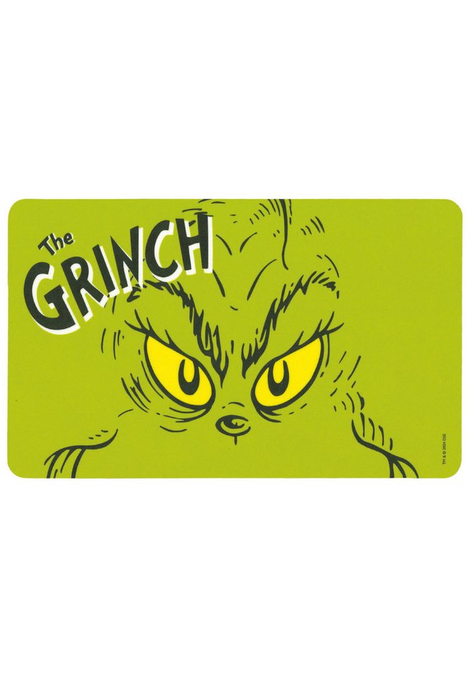 United Labels® Frühstücksbrett The Grinch Brettchen Frühstücksbrettchen, Resopal von United Labels®
