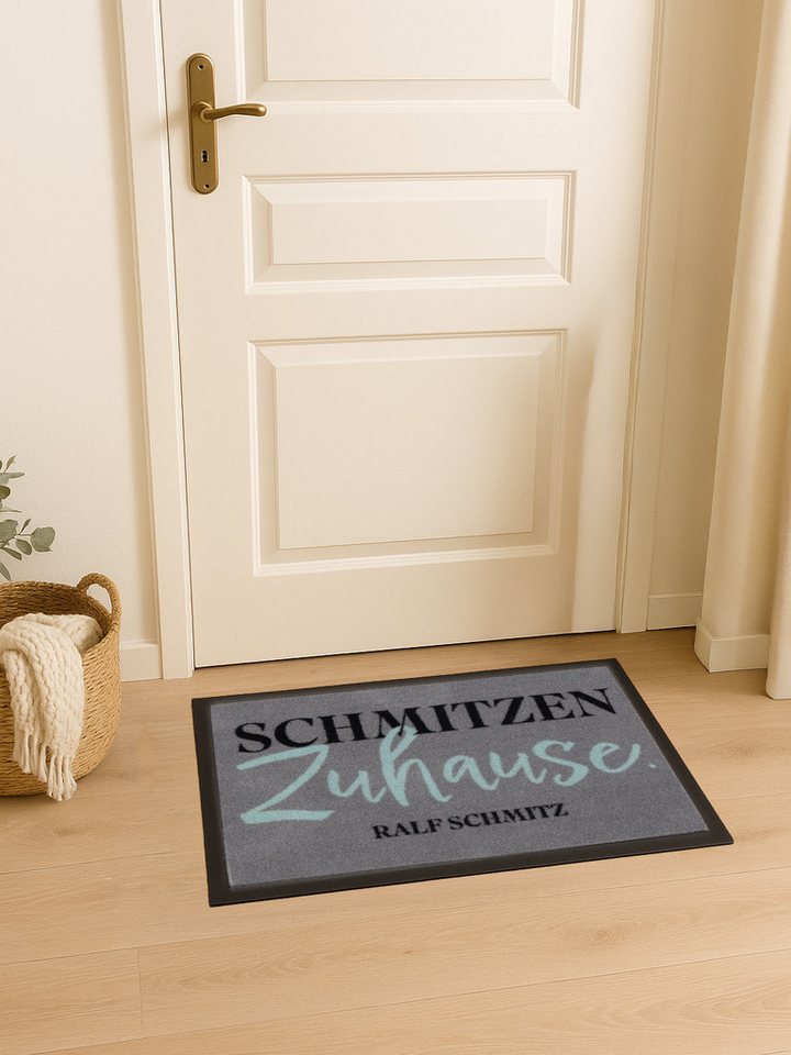 United Labels® Fußmatte Ralf Schmitz Fußmatte Schmitzen Zuhause Türmatte 39 x 58 cm, rechteckig von United Labels®