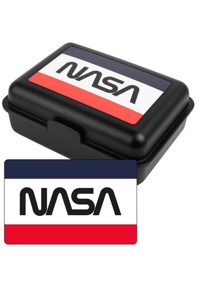 United Labels® Lunchbox NASA Brotdose - mit Trennwand Schwarz, Kunststoff (PP) von United Labels®