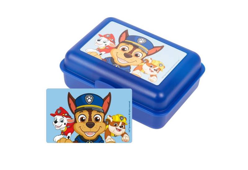 United Labels® Lunchbox Paw Patrol - Chase, Marshall & Rubble, Kunststoff (PP) von United Labels®