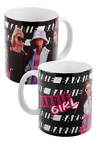 Barbie Tasse -Barbie Girl - Kaffeetasse Becher Kaffeebecher aus Porzellan 320 ml von United Labels