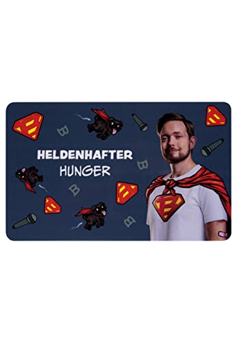 Bastian Bielendorfer Brettchen - Heldenhafter Hunger Frühstücksbrettchen Schneidebrett aus Resopal von United Labels