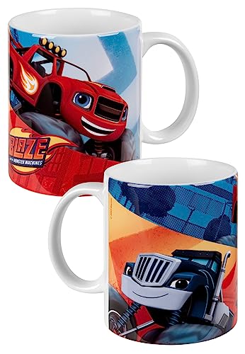 Blaze und die Monster-Maschinen Tasse für Kinder - Monstertruck Kinderbecher Kindertasse aus Porzellan 320 ml von United Labels