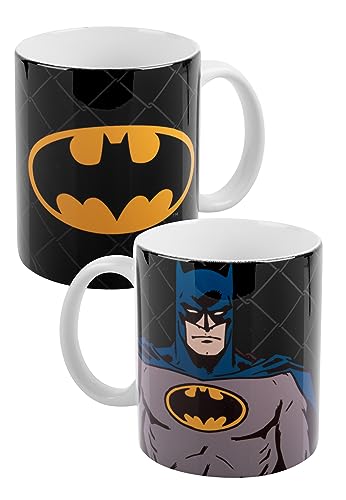 DC Comics Tasse - Batman Kaffeetasse Becher Kaffeebecher aus Keramik Schwarz 320 ml von United Labels