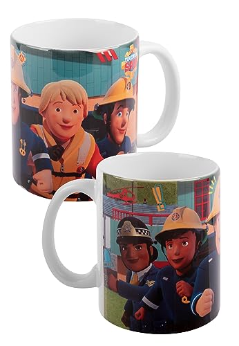 Feuerwehrmann Sam Tasse - Party - Kaffeetasse Becher Kaffeebecher aus Keramik 320 ml von United Labels