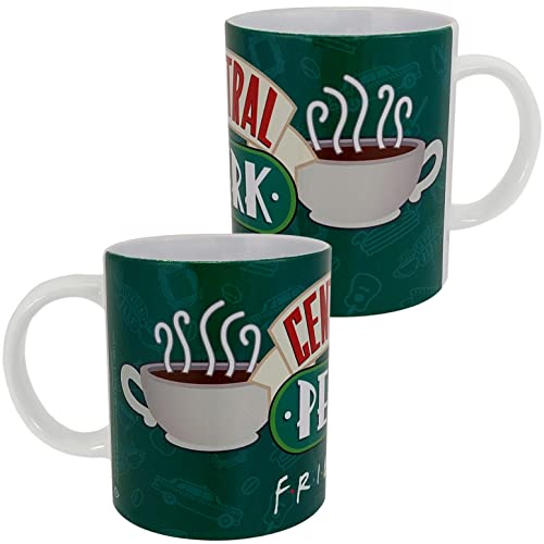 Friends Tasse - Central Perk Kaffeetasse Becher Kaffeebecher aus Keramik Grün 320 ml von United Labels