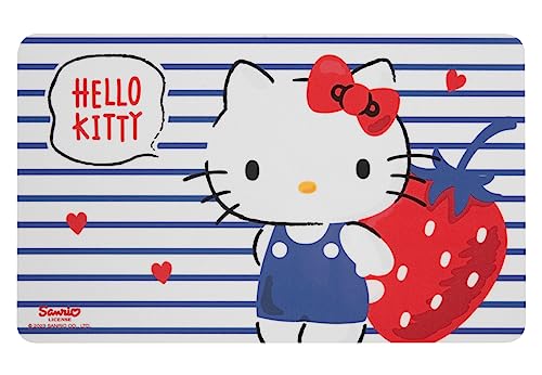 Hello Kitty Brettchen - Strawberry - Frühstücksbrettchen Schneidebrettchen aus Resopal von United Labels