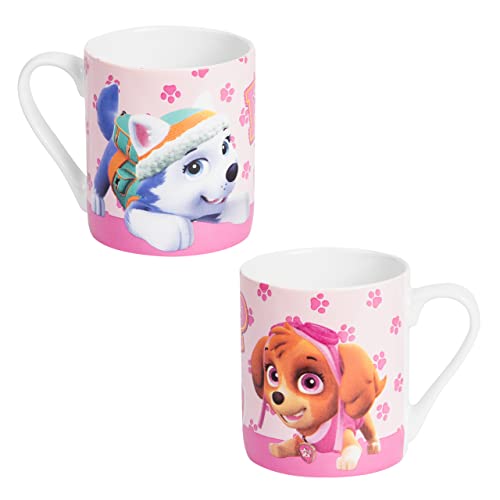 Paw Patrol Tasse - Skye & Everest Kinder Kindertasse Kinderbecher aus Porzellan 230 ml von United Labels