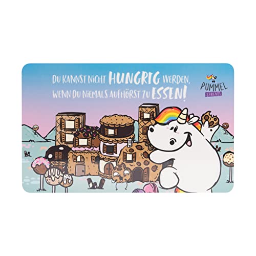 Pummel & Friends -Pummeleinhorn Hungrig! Brettchen Frühstücksbrettchen - 23,5 x 14,5 cm von United Labels