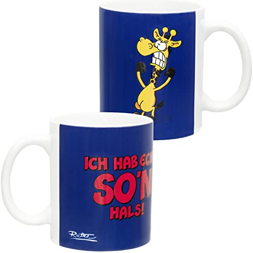 Ralph Ruthe Tasse - Ich hab echt so'n Hals! HNO-WG Kaffetasse Becher Kaffeebecher 320 ml von United Labels