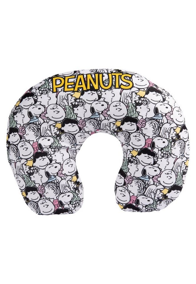 United Labels® Dekokissen Peanuts - allover - Reisekissen Nackenhörnchen Allover von United Labels®