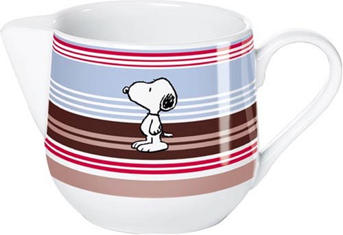 United Labels 0106892 - Best of Snoopy-Flower Strip Milchkännchen Porzellan in prämierter Geschenkverpackung 200 ml von United Labels