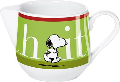 United Labels 0106894 - Best of Snoopy-Home Run Milchkännchen Porzellan in prämierter Geschenkverpackung 200 ml von United Labels