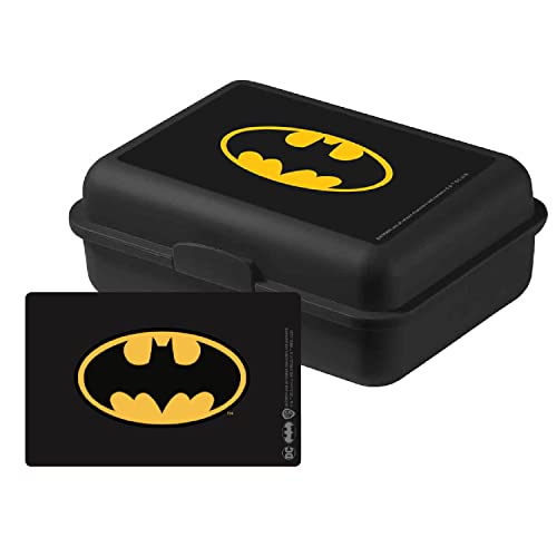 United Labels DC Comics Batman Logo Brotdose Lunchbox Butterbrotdose mit Trennwand Schwarz United Labels DC Comics Batman Logo Brotdose Lunchbox Butterbrotdose mit Trennwand Schwarz von United Labels