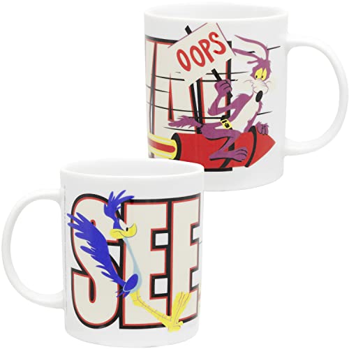 United Labels Looney Tunes Mug Roadrunner & Coyote, See Ya Kelche Tassen von United Labels