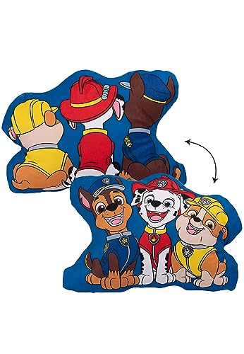 United Labels Paw Patrol Kissen – Paw Boy - Plüsch Dekokissen Kopfkissen 37 x 26 cm von United Labels