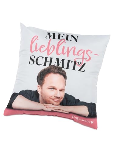 United Labels Ralf Schmitz Kissen - Mein Lieblings Schmitz Dekokissen Zierkissen Kopfkissen Sitzkissen Grau 40 x 40 cm von United Labels