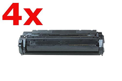 Rebuilt für Canon Fax L 380 S - FX-8 / 8955A001 - Toner Sparset 4X Black - Für ca. 4 x 3.500 Seiten (5% Deckung) von United Toner