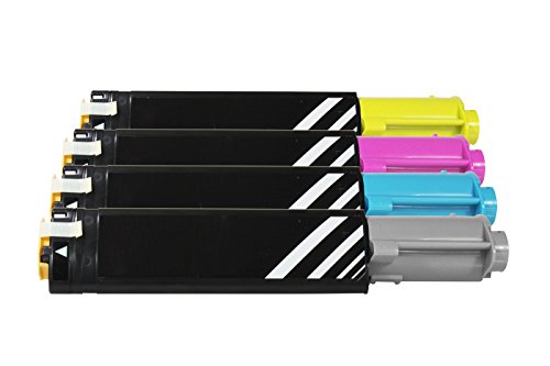 Rebuilt für Epson Aculaser CX 11 NFT - C13S050187 - C13S050190 - Toner Sparset Black, Cyan, Magenta, Yellow - Für ca. 4 x 4.000 Seiten (5% Deckung) von United Toner