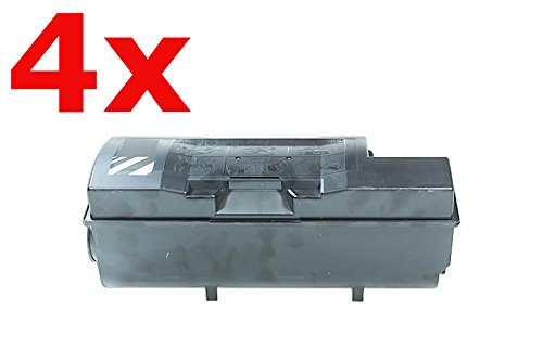 Rebuilt für Kyocera DP 1400 - TK-20H / 37027020 - Toner Sparset 4x Black - Für ca. 4 x 20.000 Seiten (5% Deckung) von United Toner