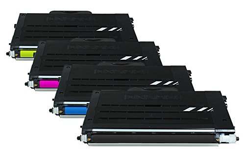 Rebuilt für Samsung CLP-500 N - CLP-500D7 / CLP500D5 - Toner Sparset Black, Cyan, Magenta, Yellow - Für ca. 1 x 7.000 & 3 x 5.000 Seiten (5% Deckung) von United Toner