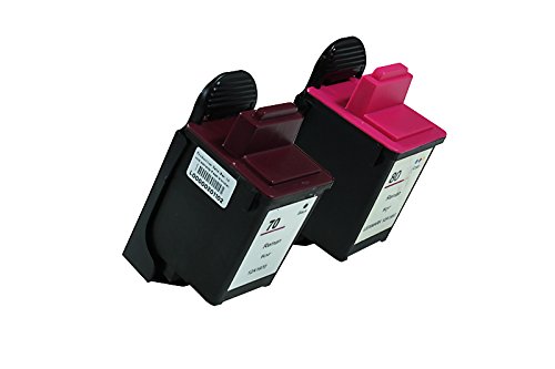 Recycelt für Lexmark Colorjetprinter 7000 Tinten Sparset Black, Cyan, Magenta, Yellow - No.70 & No.80 - Inhalt: 30 ml & 21 ml von United Toner